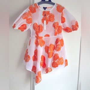 Jerry T Mesh Floral Top, NWT, Size M🔥🔥🔥